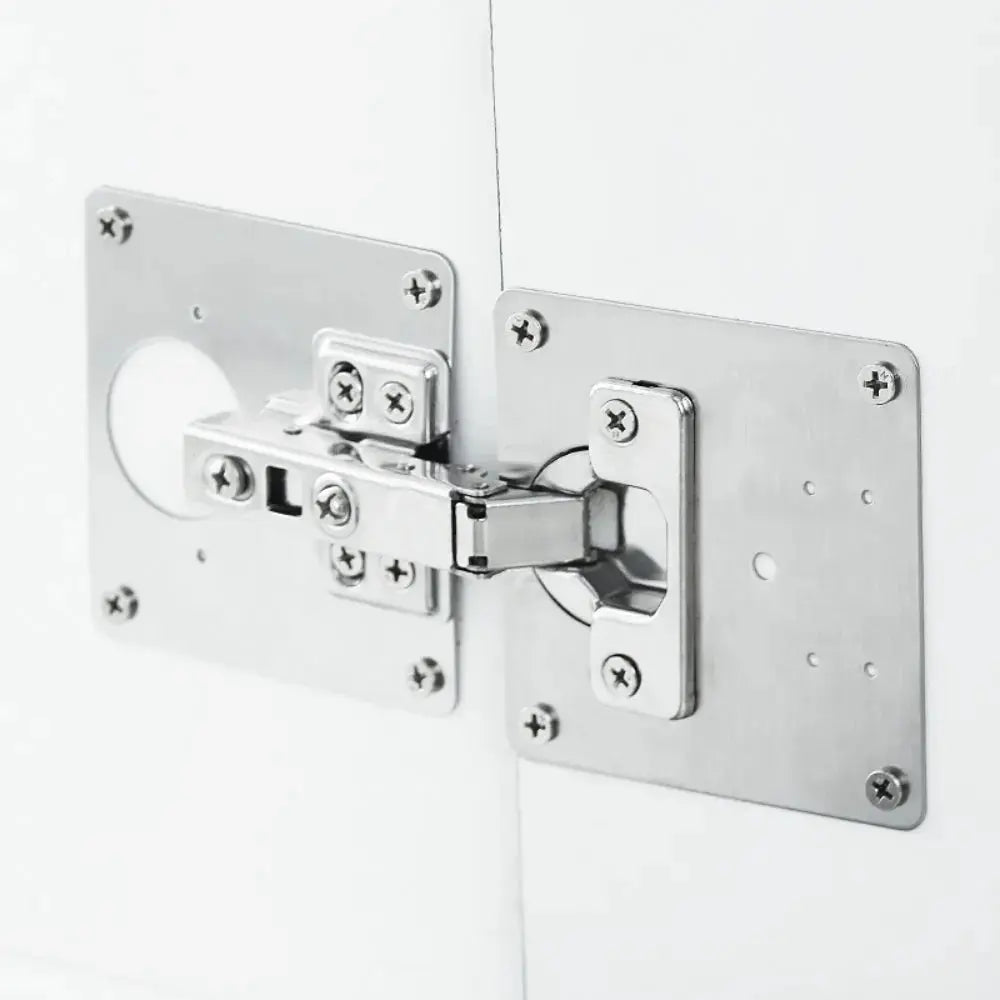 Easy Fit Hinge Repair Plates Kit with Screws