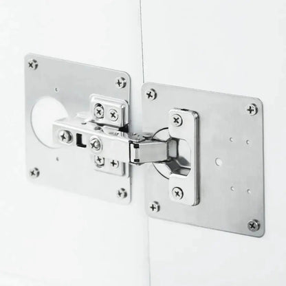 Easy Fit Hinge Repair Plates Kit with Screws