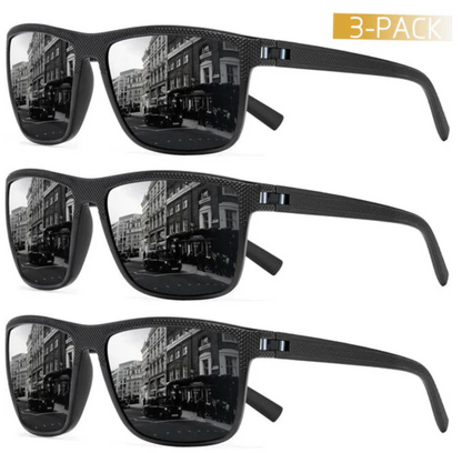 Polarized Sunglasses Set - UV400 Protection & Comfortable Frames