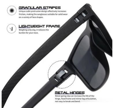 Polarized Sunglasses Set - UV400 Protection & Comfortable Frames