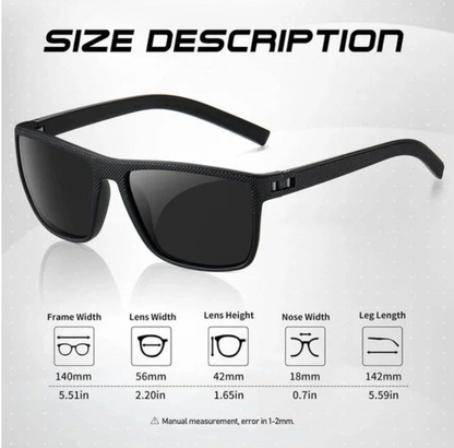 Polarized Sunglasses Set - UV400 Protection & Comfortable Frames