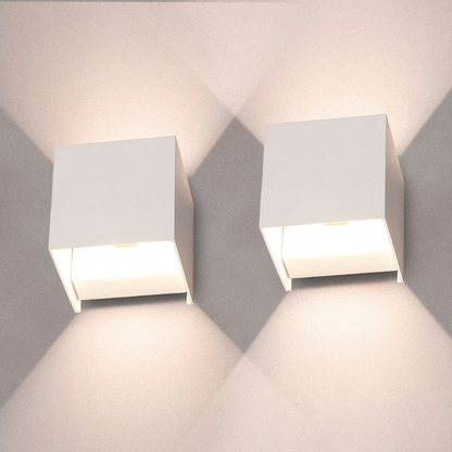 Bright Square LED Wall Lights