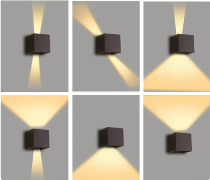 Bright Square LED Wall Lights