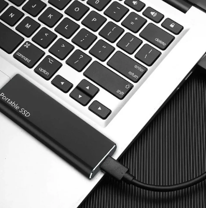Compact 4TB USB-C External Hard Drive for PC Mac