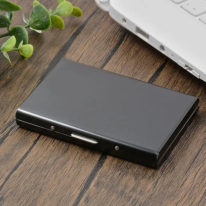 Thin Metal Card Wallet with RFID Protection