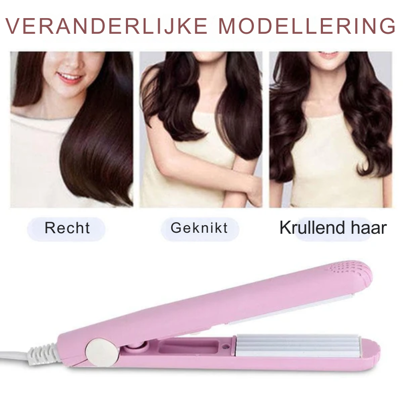 Compact Bella Mini Curler for Fast Styling - Cofik
