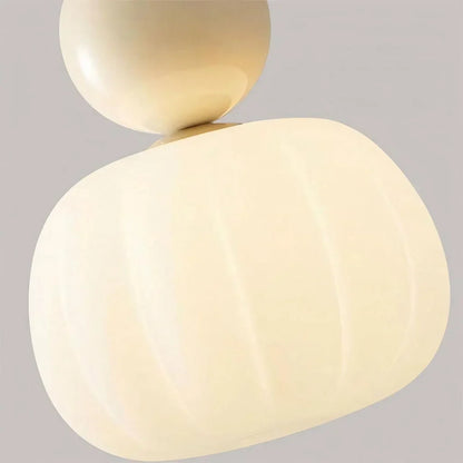 Stylish Cream Metal Pendant Light Fixture