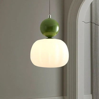 Stylish Cream Metal Pendant Light Fixture