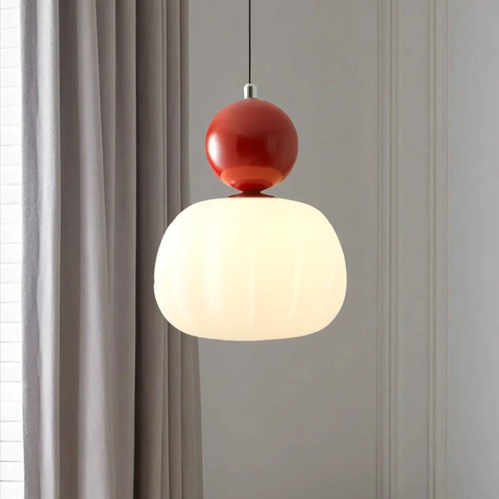 Stylish Cream Metal Pendant Light Fixture