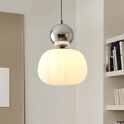 Stylish Cream Metal Pendant Light Fixture