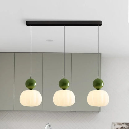 Stylish Cream Metal Pendant Light Fixture