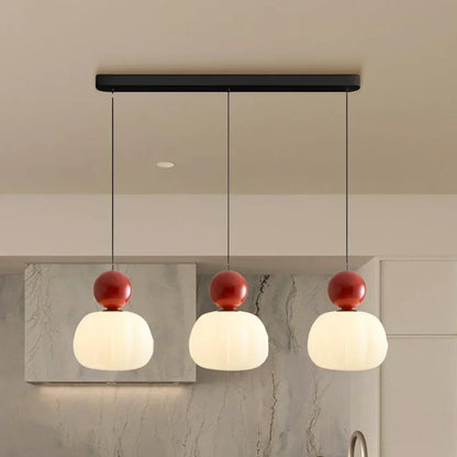 Stylish Cream Metal Pendant Light Fixture
