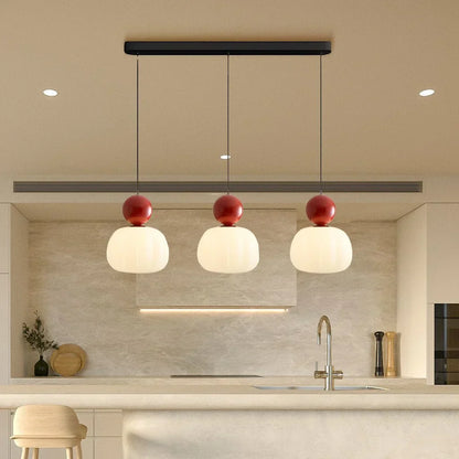 Stylish Cream Metal Pendant Light Fixture