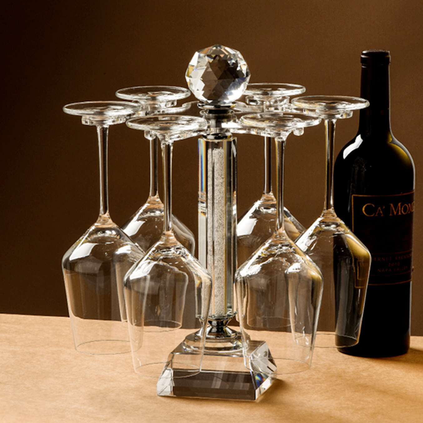 Luxury 360 Degree Wine Glass Rack