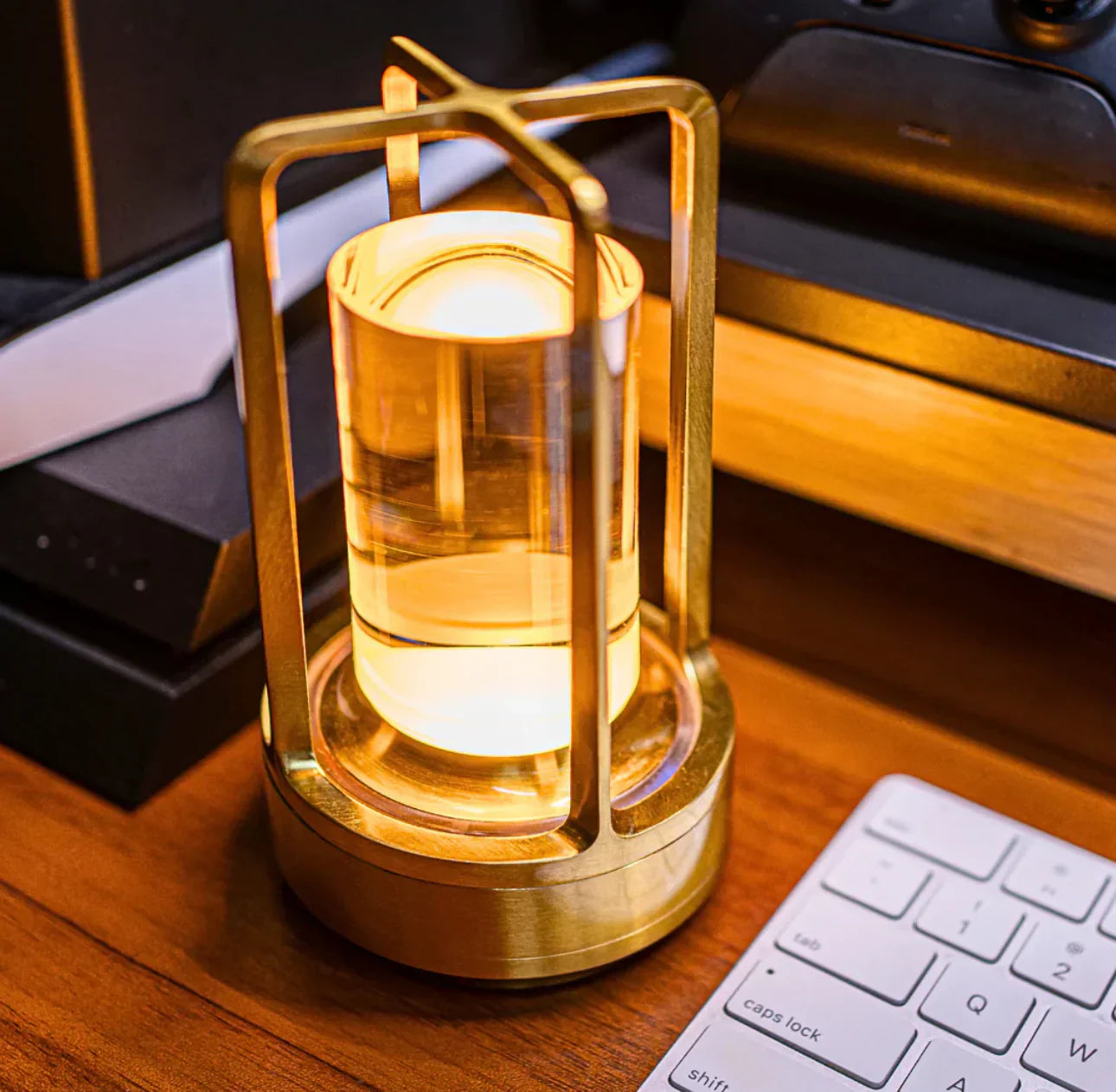Sparkling Glass Desk Lamp