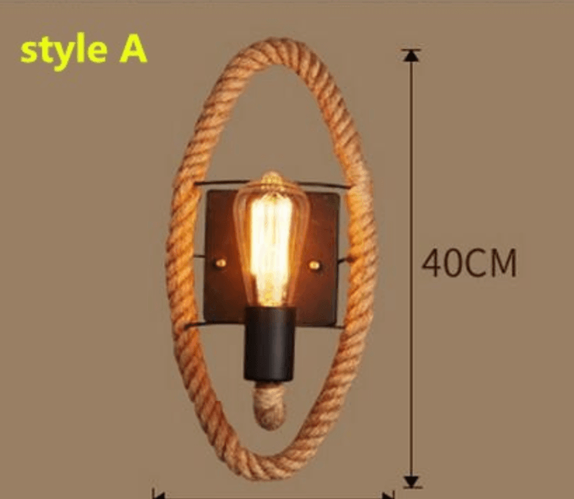 Rustic Metal Table Lamp Vintage Style - Cofik