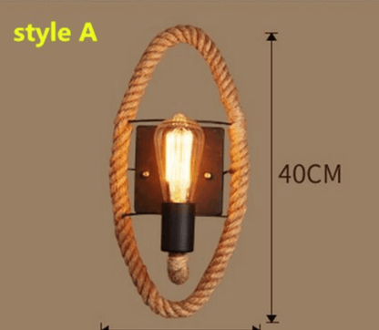 Rustic Metal Table Lamp Vintage Style - Cofik