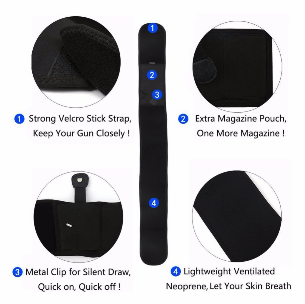 Comfortable Concealed Belly Band Holster