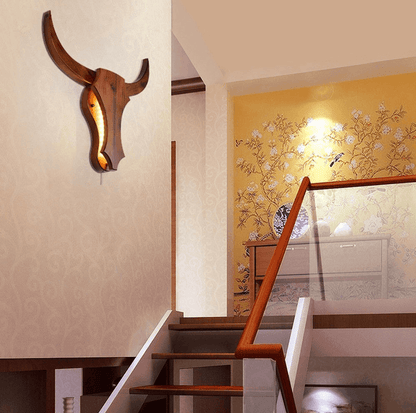Unique Bull Head Table Lamp