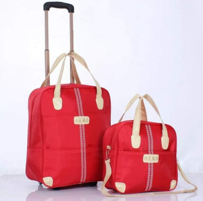 2 in 1 Wheeled Travel Trolley Luggage Bag - Cofik