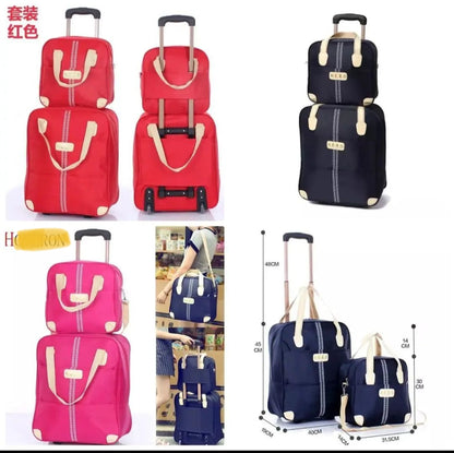 2 in 1 Wheeled Travel Trolley Luggage Bag