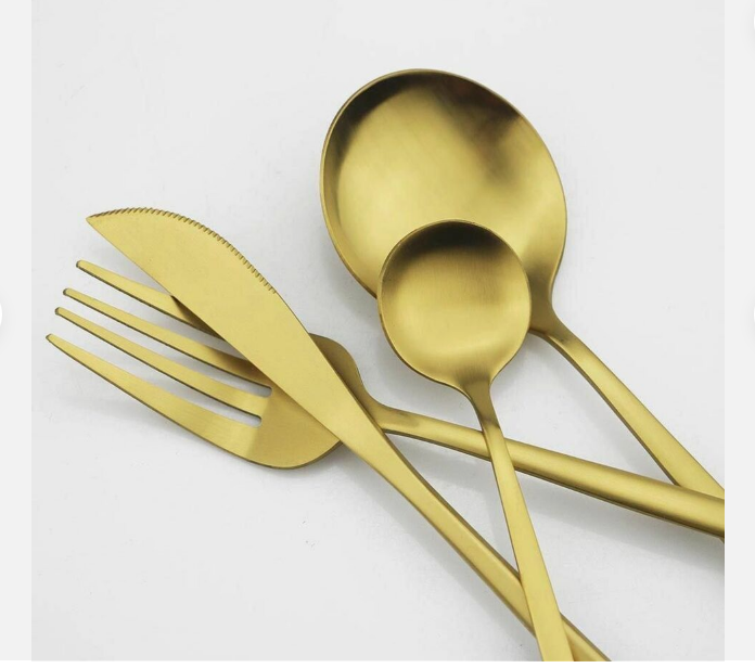 Premium Quality Stainless Steel Cutlery Set in Modern Colors
