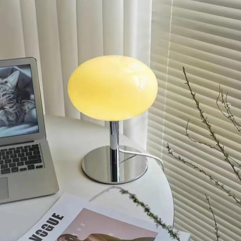 Soft Warm Beige Table Lamp for Home Lighting