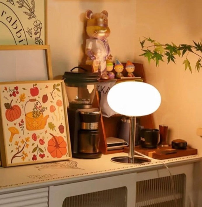 Soft Beige Desk Lamp for Warm Ambient Light
