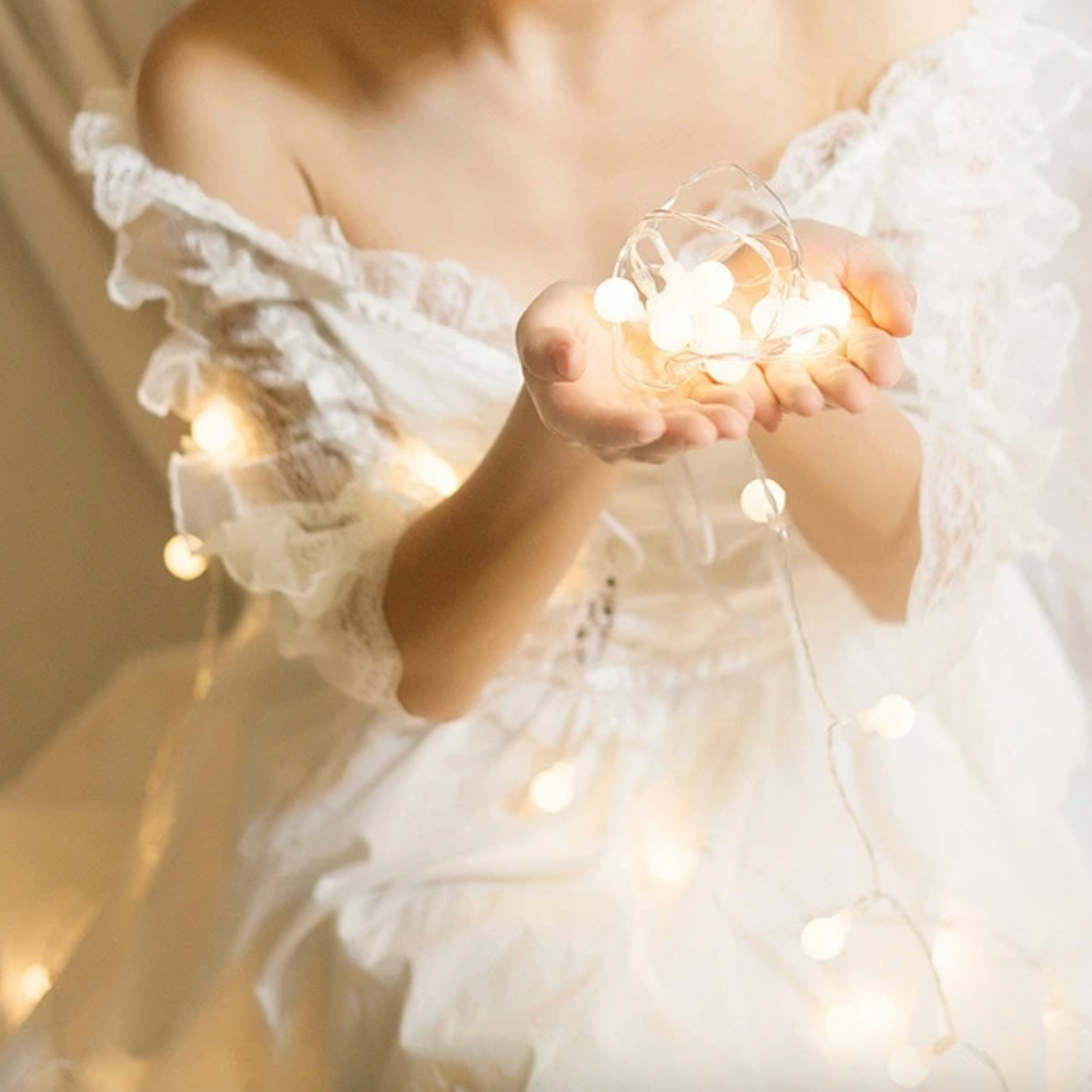 Warm White Fairy Lights 20ft Outdoor Indoor Decor