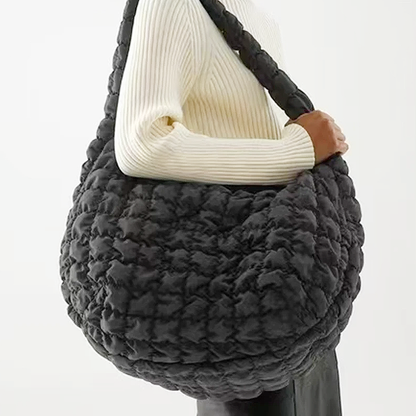 Large Crossbody Quilted Tote Bag