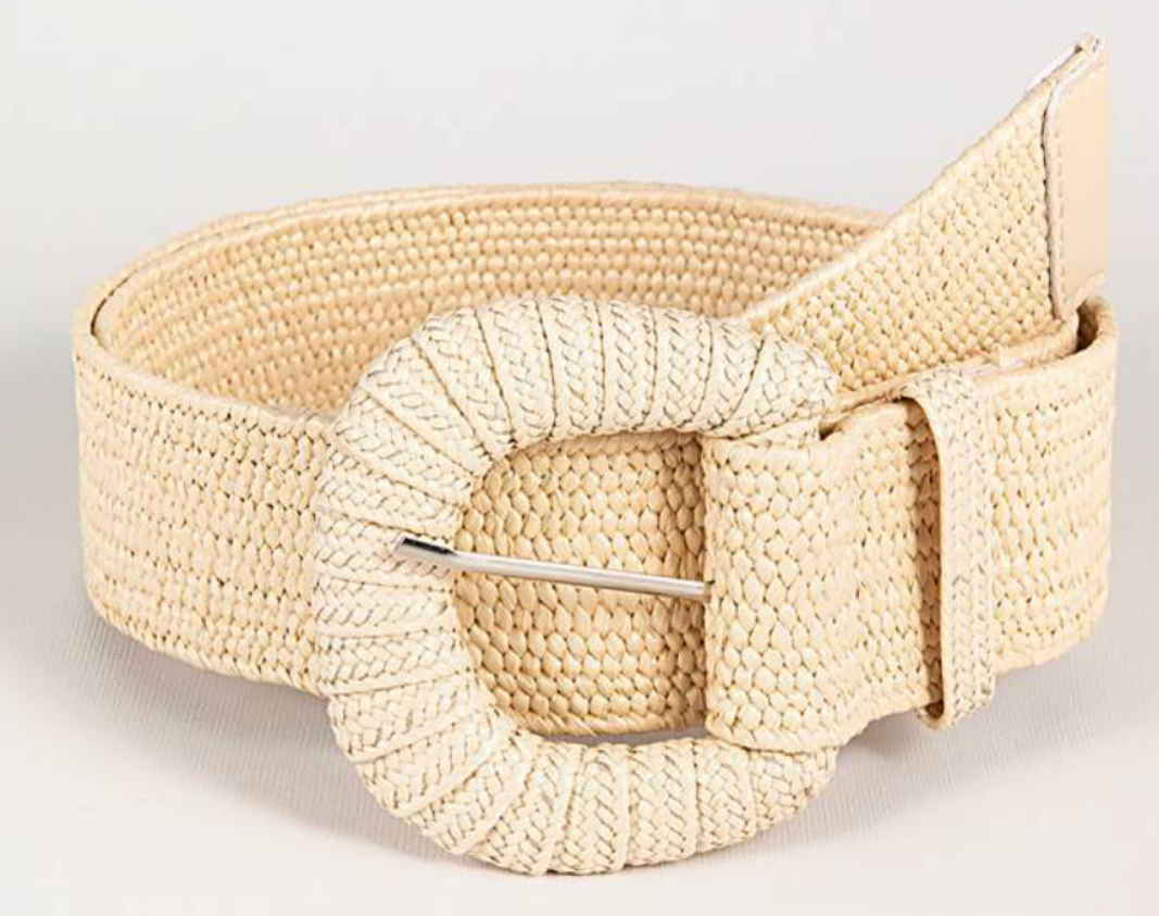 Bohemian Woven Waist Belt for Women - Adjustable Buckle