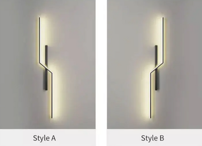 Slim LED Contemporary Wall Light Fixture