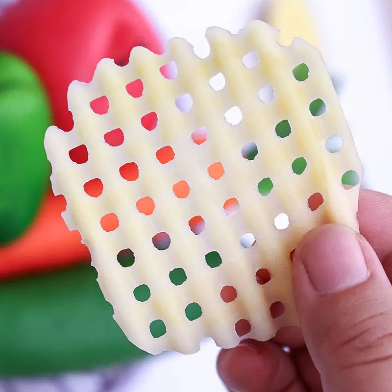 Easy Grip Potato Chip Slicer with Stainless Steel Blade
