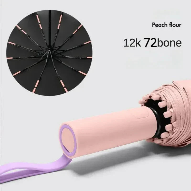 Compact Rainproof Folding Umbrella