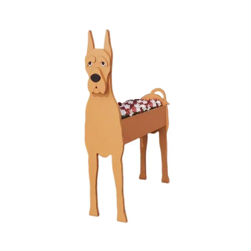 Cute Dog Planter Pot - Fun Animal Flower Holder