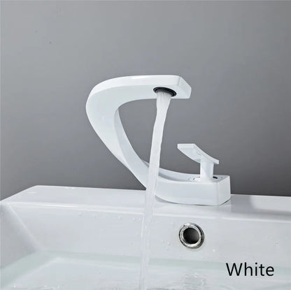 Modern Arc Brushed Nickel Faucet