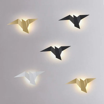 Simple LED Bird Wall Light