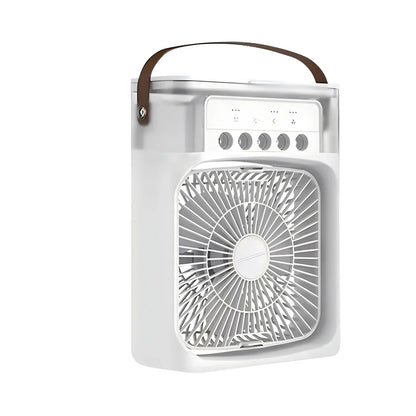 Compact Air Cooler Fan with Colorful LED Light