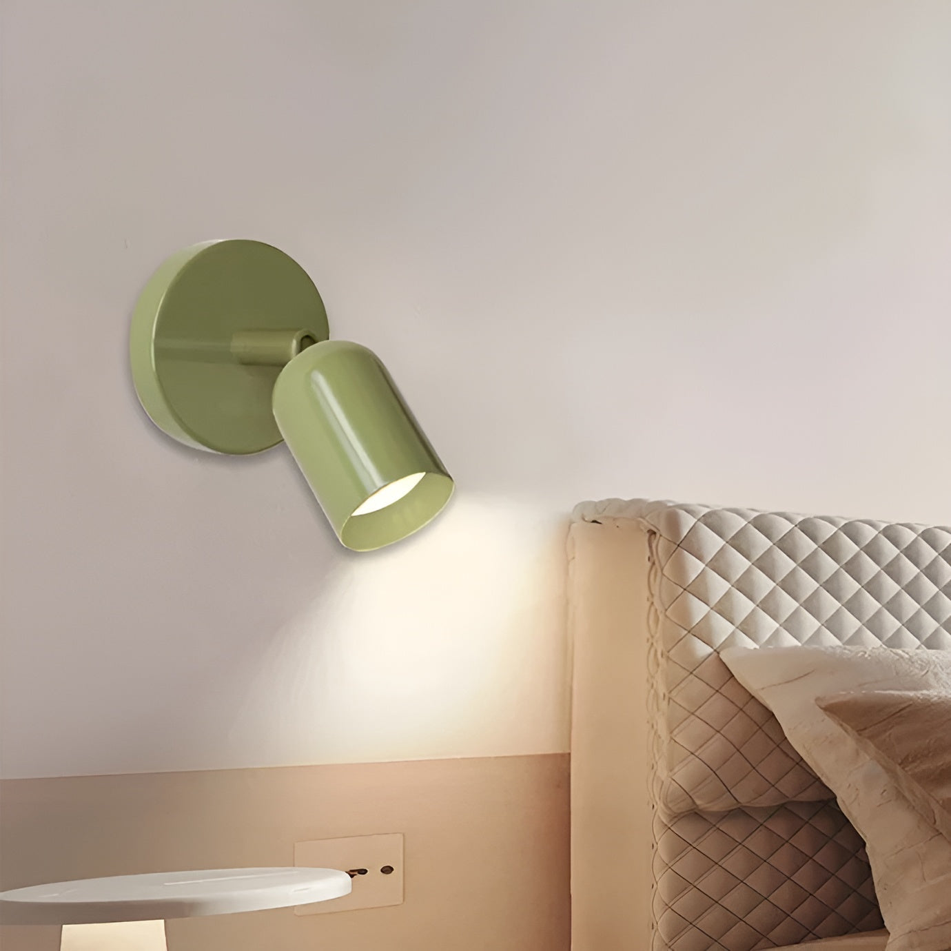 Soft Pastel Wall Light in Minimalist Style