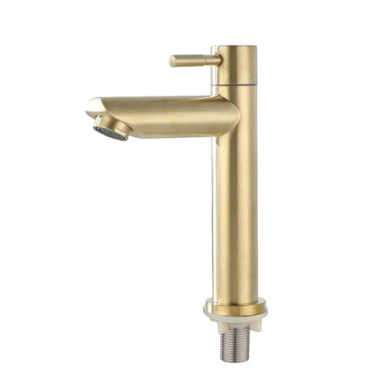 Premium Brushed Stainless Steel Bathroom Faucet