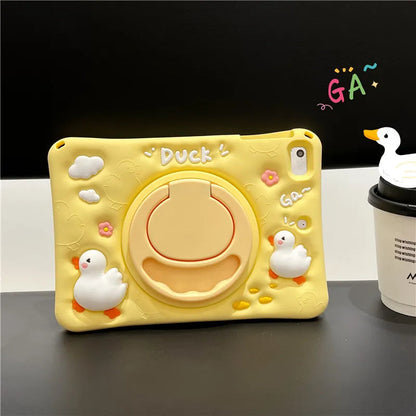 Fun Kids iPad Clear Protective Case Stand