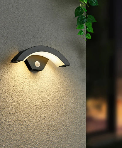 Bright Outdoor Security Wall Lamp with Motion Detector