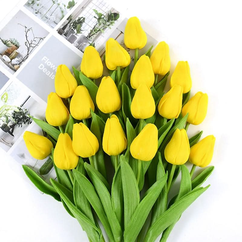 Beautiful Fake Tulip Flowers Arrangement
