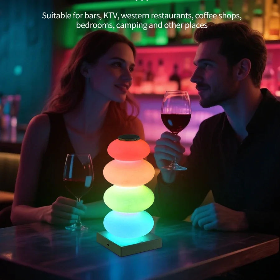 Colorful LED Desk Lamp with USB and Dimmer