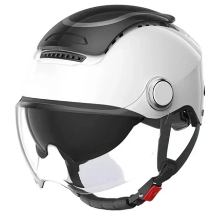 Lightweight Open Face Motorbike Helmet with Dual Visor - Cofik