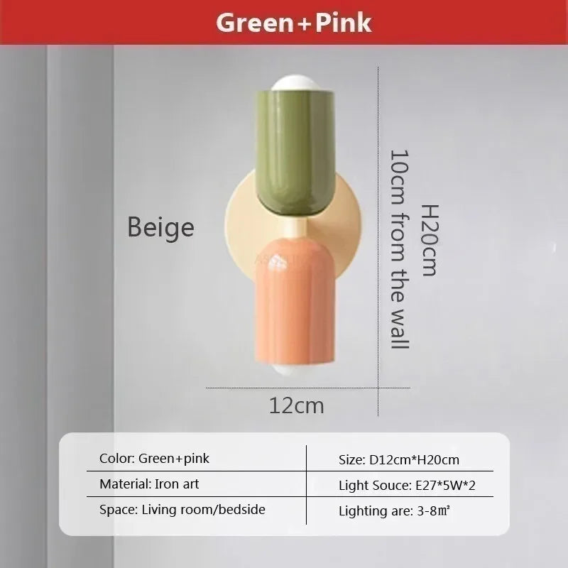 Simple LED Double Head Wall Lamp