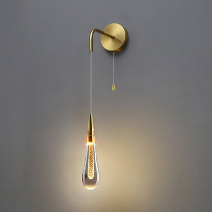Elegant Glass Panel Wall Lamp
