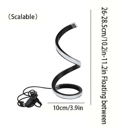 Stylish LED Spiral Desk Lamp - Cofik
