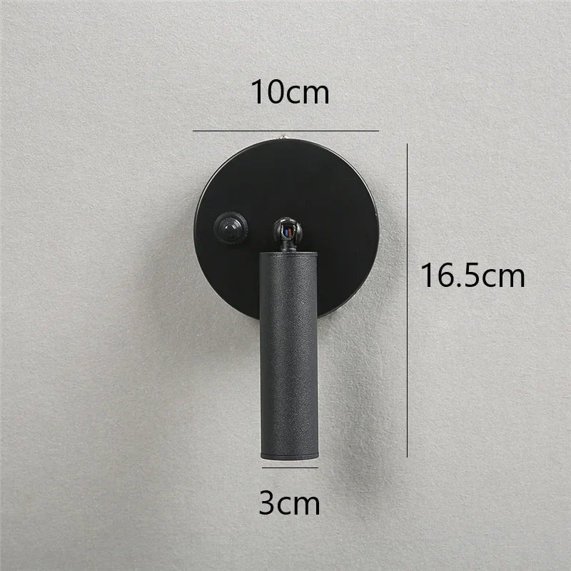 Slim LED Wall Light with Adjustable Arm