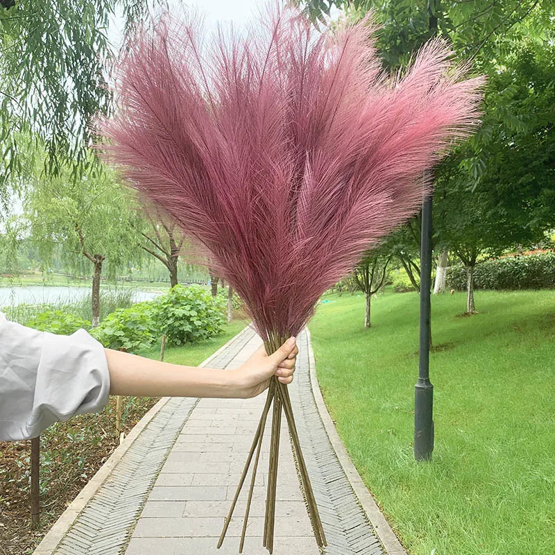 Large Artificial Pampas Grass Decorative Flower Arrangement